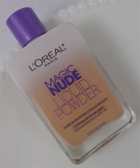 L oreal magic nude liquid powder application